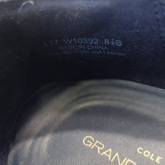 Womens Cole Haan Grand Evolution Rose Gold Laced Brogue Leather Shoes 8.5 * - Picture 10 of 13